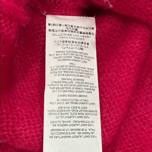 Saint Laurent Mohair Mini Dress with Ostrich Feather Hem -Size S - Picture 9 of 12